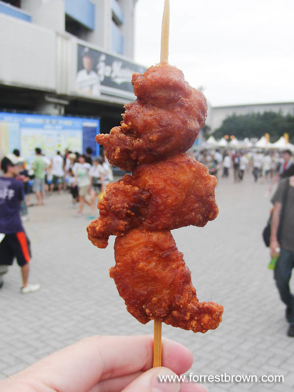 Fried Chicken on a stick. 2010 Summer Sonic Music Festiva