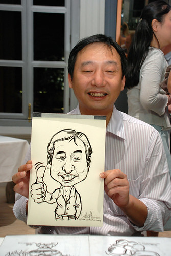 Caricature live sketching for Norden Shipping - 9