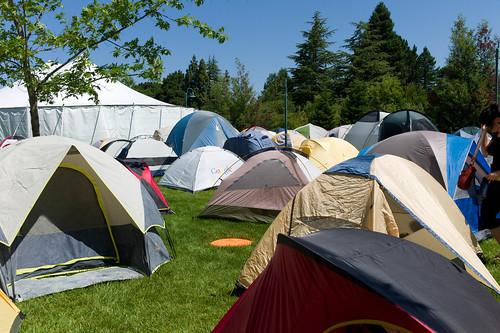 Foo Camp tents