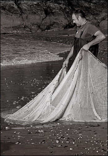 Cornish Seine Net Fishing at Hemmick Beach