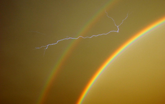 Rainbow lightning