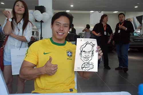 Caricature live sketching for Performance Premium Selection BMW - Day 1 - 5