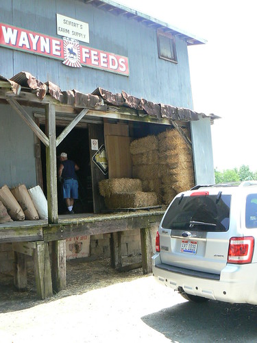 Loading up at Seifert's Farm Supply