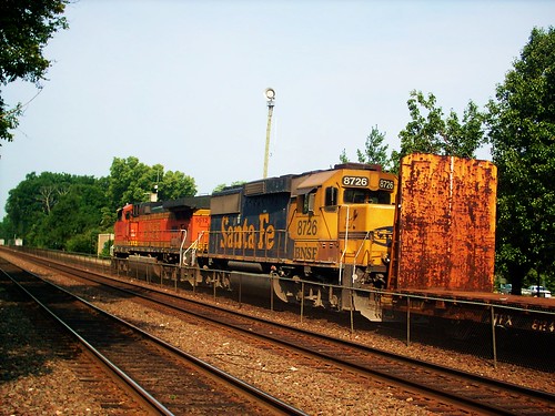 Westbound BNSF Railway freight train. Riverside Illinois. July 2007. by Eddie from Chicago