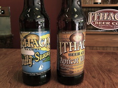 Ithaca Brewery: Partly Sunny and Apricot Wheat