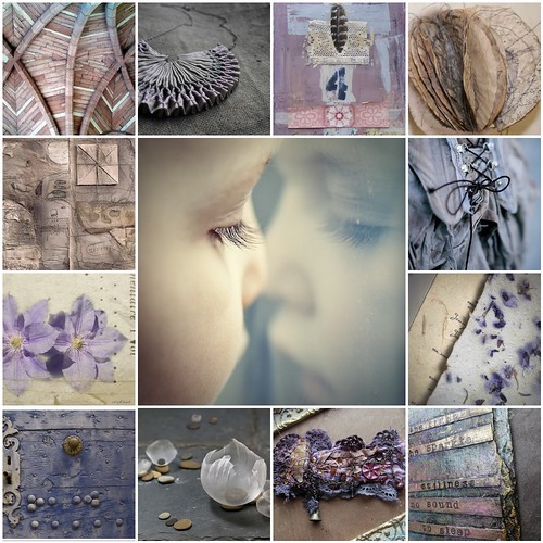 Lila , grijs , blauw . All this beautiful images are from Flickr friends