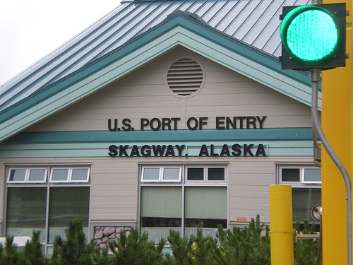 At border patrol station on Canada/Alaska border