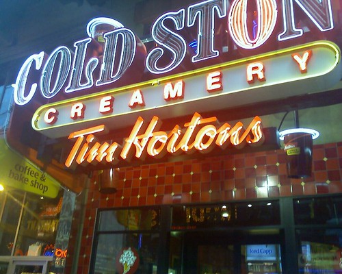 Hallelujah! A Tim Hortons on 42nd St.! Just across Ripley's!