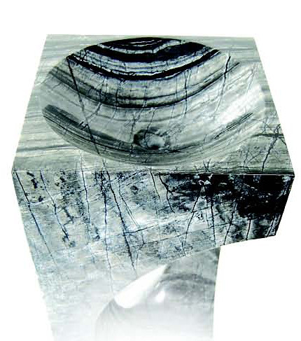 Dvontz Coda Stone Pedestal Sink Close Up