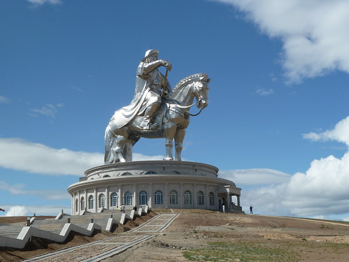 Genghis Khan Statue. Located 54 km from the capital Ulaanbaatar on the banks of the Tuul River.