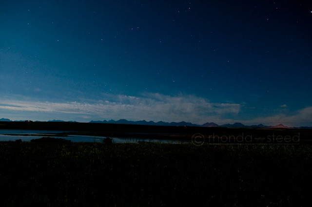 The Rockies at Night