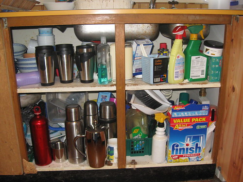 Under the sink (before)