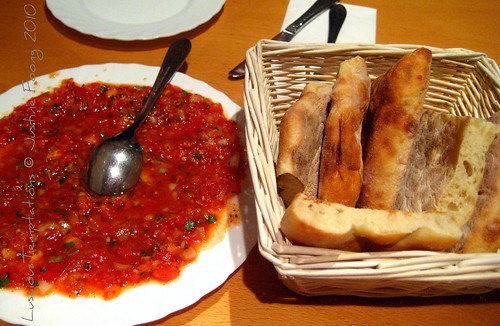 Ezme Salata and Bread - Mangal Ocakbaşı, Dalston