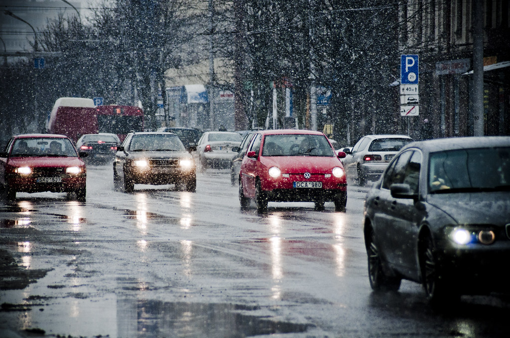 Wet snow | Savanorių pr., Kaunas