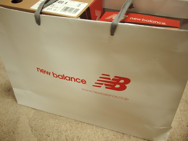 また買い物。new balanceにて。