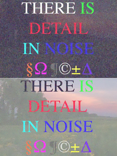 There is Detail in Noise 2b