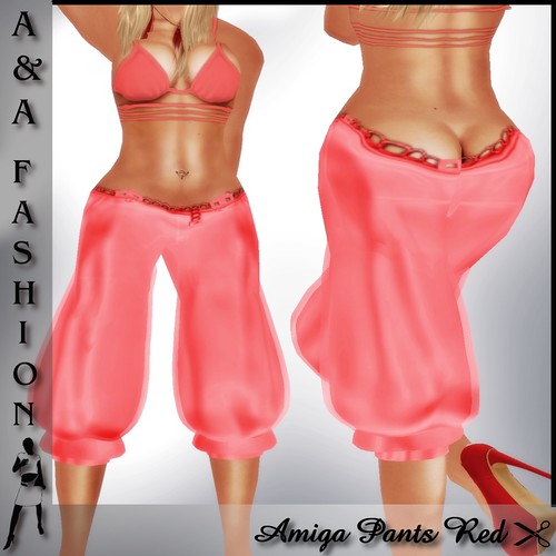 A&A Fashion Amiga Pants Red