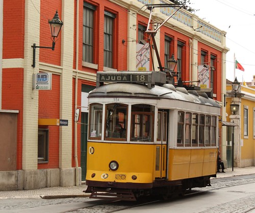 Klasyczny lizboński tramwaj