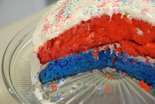 4th of July cake, after photoshop