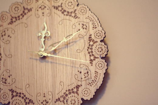 doily clock