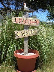 Sign at house in OBX