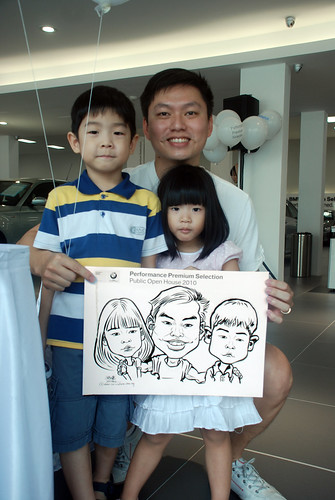 Caricature live sketching for Performance Premium Selection BMW - Day 1 - 8