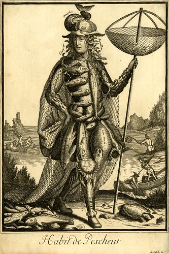 009-Vestimenta de Pescador-Les Costumes Grotesques 1695-N. Larmessin-© The Trustees of the British Museum