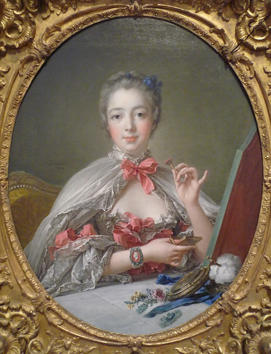 François Boucher, Madame de Pompadour, oil on canvas, 1750