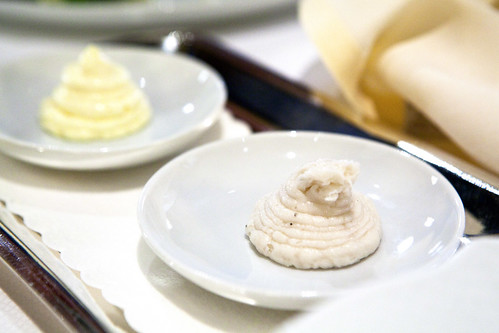 Whipped sweet butter and peppery lardo