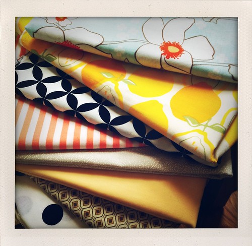 some of my fabric for this week's Home Ec projects :)