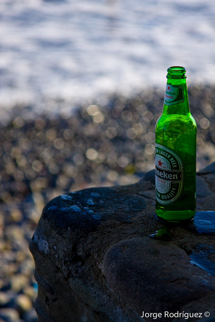 Heineken at beach