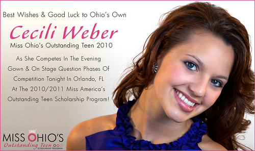 Cecili Weber - Miss Ohio's Outstanding Teen 2010 