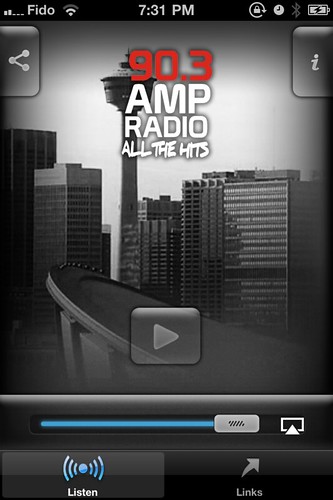 Amp radio app