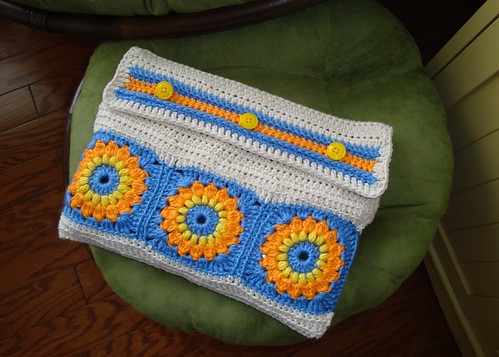 Crocheted Netbook Case 01