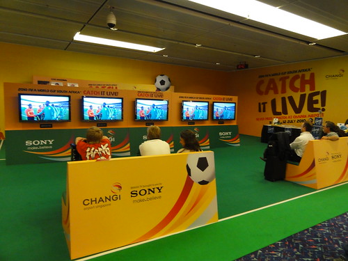 Worldcup at Changi