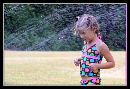 Splish Splash on a Hot Summer Day