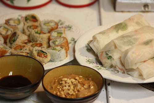 Sushi and Summer rolls