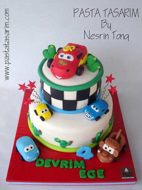 DISNEY CARS BIRTHDAY CAKE - DEVRIM EGE