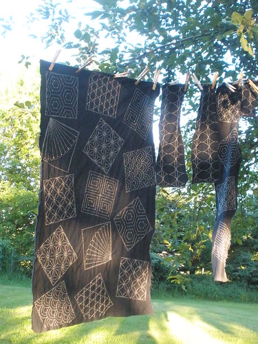 Sashiko Fabric is Stitched