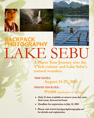 Backpack Photography Lake Sebu