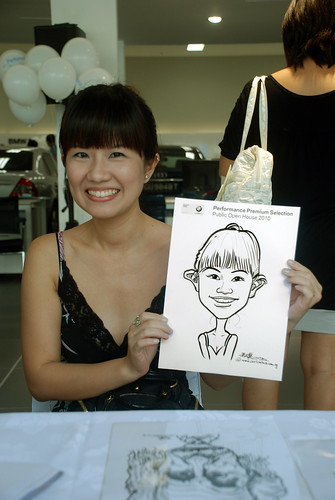 Caricature live sketching for Performance Premium Selection BMW - Day 1 - 13