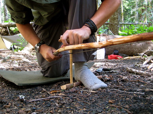 Avagdu Attempts the Bow Drill