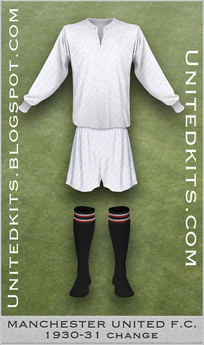 Manchester United 1930-1931 Change kit