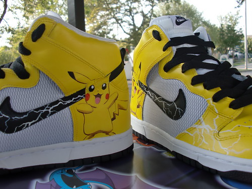 Pokemon Pikachu Custom Nike Dunk Kicks