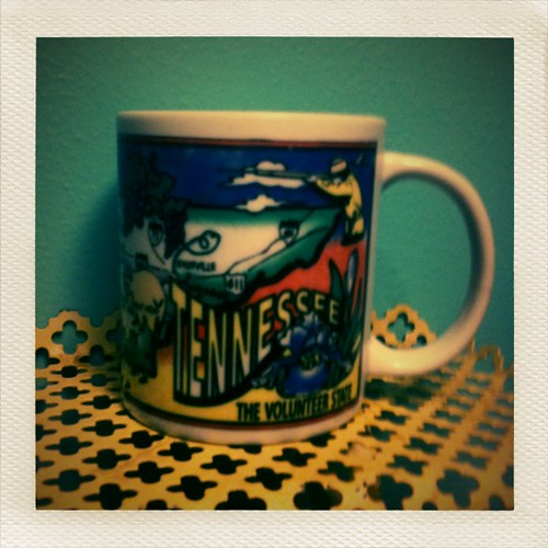 Hot tea in my fave mug.