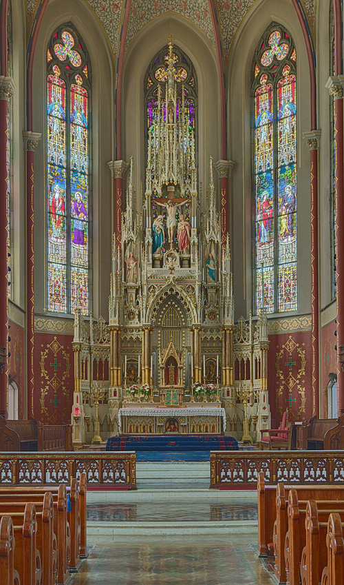 Saint Francis de Sales Oratory, in Saint Louis, Missouri, USA - high altar
