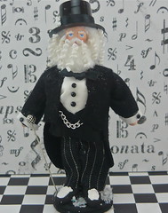 Broadway Santa Miniature Art Character