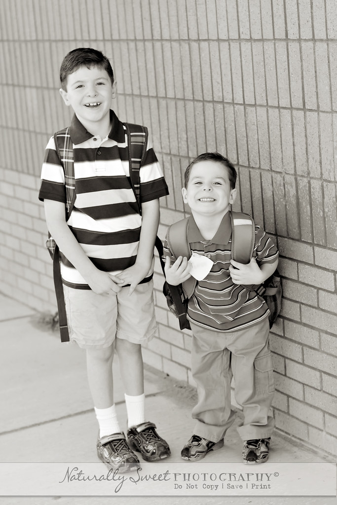 first day of school 2010 bw rs