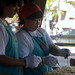 Making takoyaki