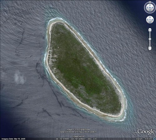 Tepoto Island Nord FP - DigitalGlobe Image from Google Earth (1-12,000)